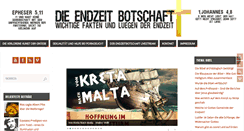 Desktop Screenshot of endzeitbotschaft.de