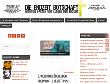 Tablet Screenshot of endzeitbotschaft.de